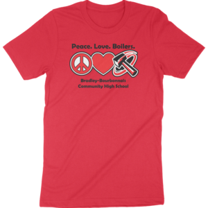 Peace Love Boilers BBCHS Tee